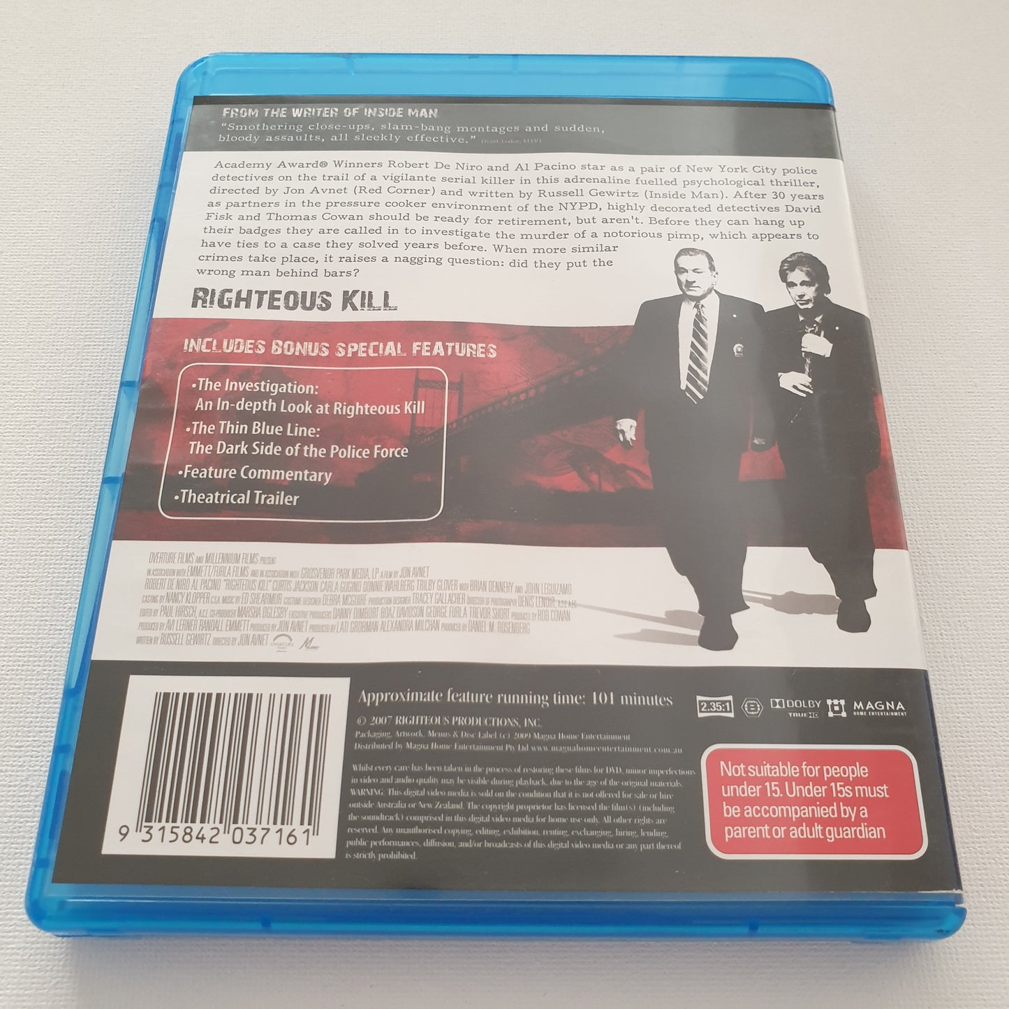 Righteous Kill (Blu-ray DVD)