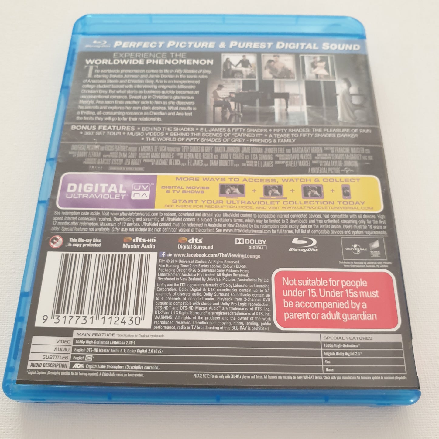 Fifty Shades of Grey (Blu-ray DVD)