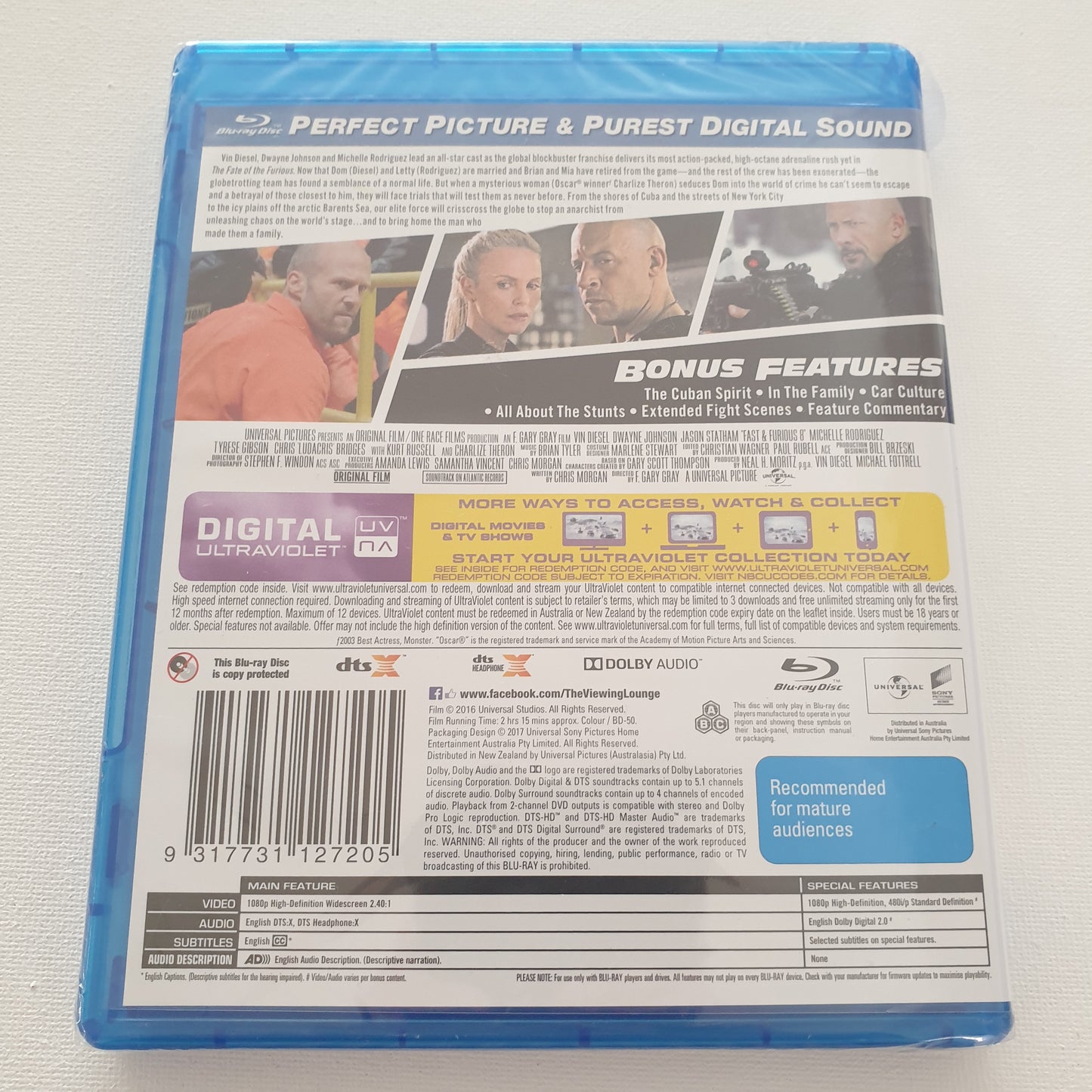 The Fate of the Furious (Blu-ray DVD)