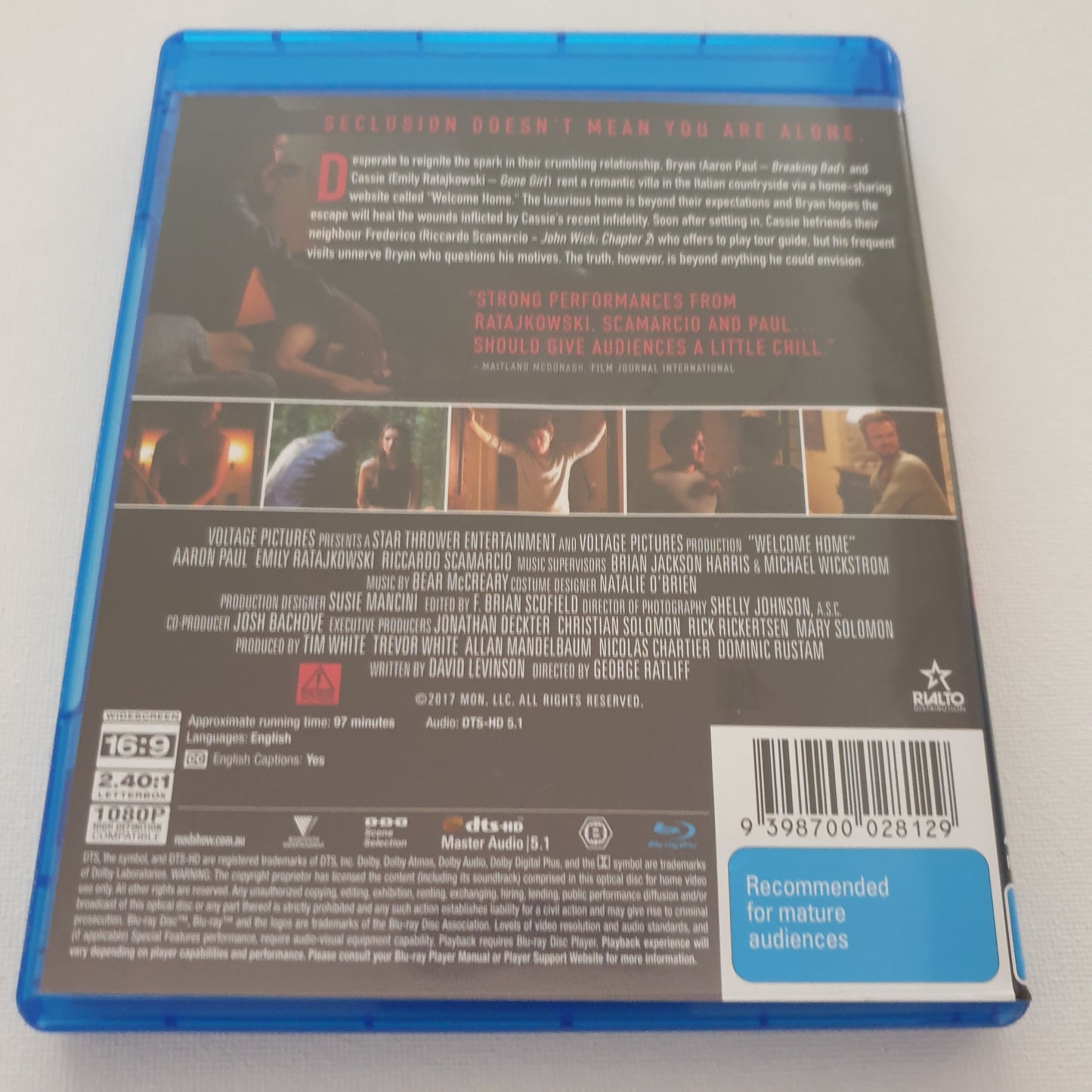 Welcome Home (Blu-ray DVD)