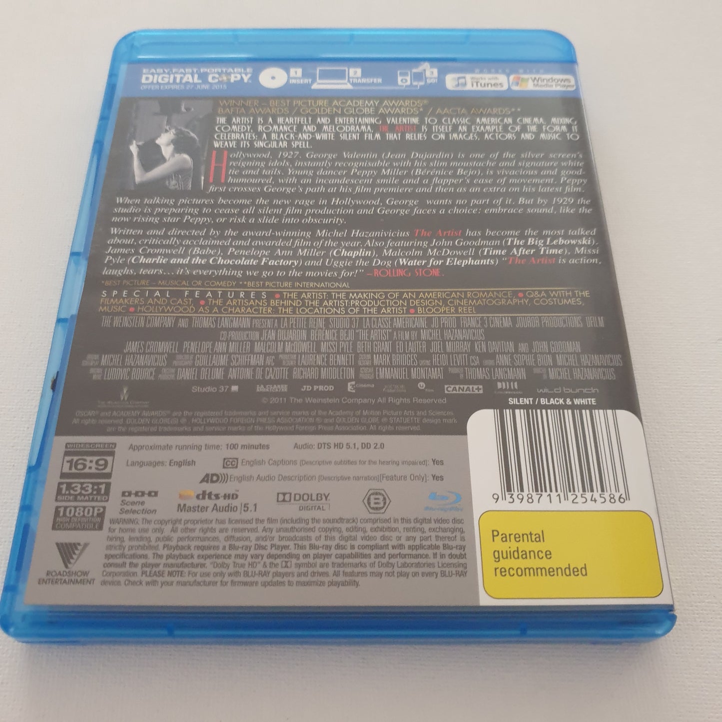 The Artist (Blu-ray DVD)
