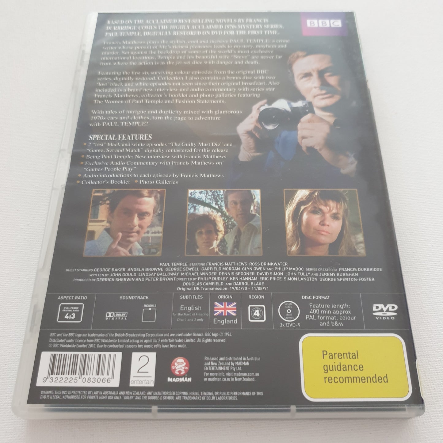 Paul Temple: Collection 1 (DVD) + Booklet insert