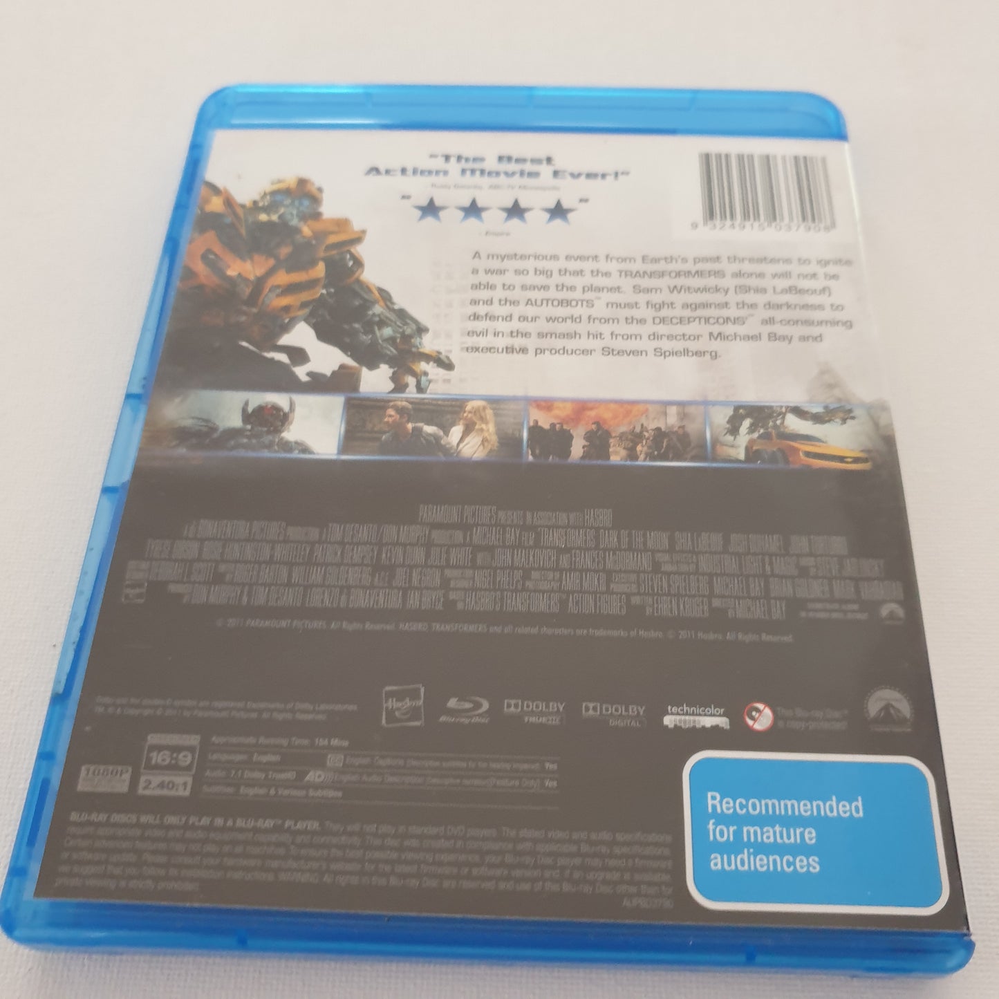 Transformers: Dark of the Moon (Blu-ray DVD)