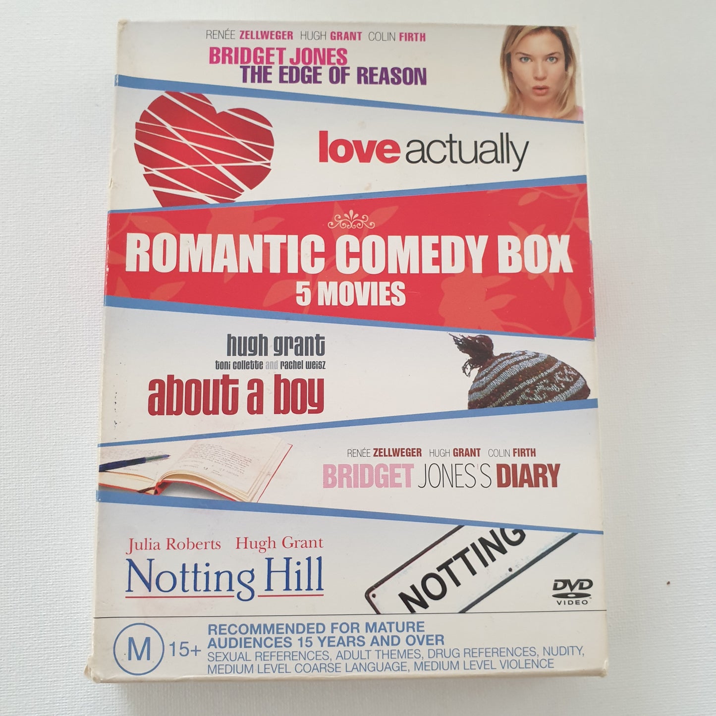 Romantic Comedy Collection: Bridget Jones's Diary/Bridget Jones: The Edge of Reason/Love Actually/About a Boy/Notting Hill (5-Disc DVD Box Set)