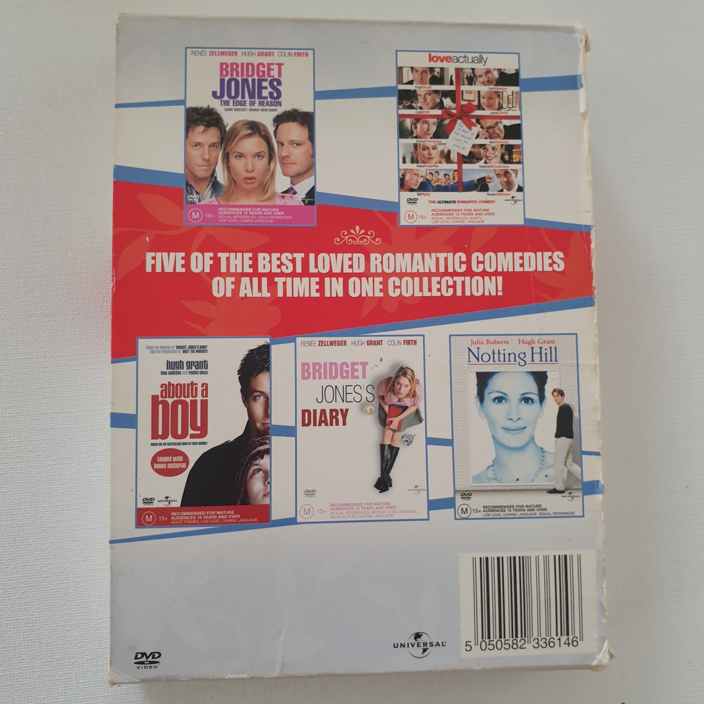 Romantic Comedy Collection: Bridget Jones's Diary/Bridget Jones: The Edge of Reason/Love Actually/About a Boy/Notting Hill (5-Disc DVD Box Set)