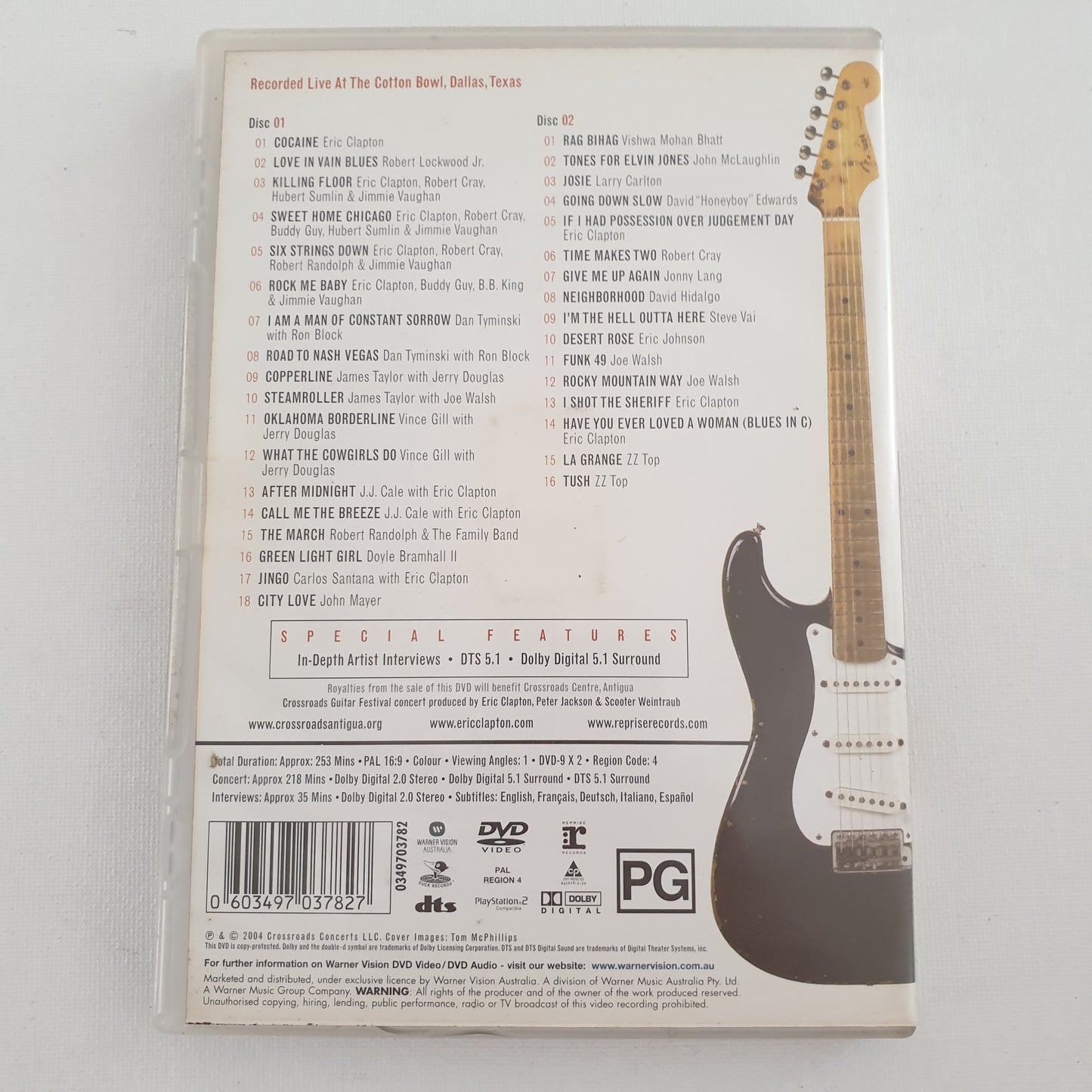 Eric Clapton: Crossroads Guitar Festival (DVD)