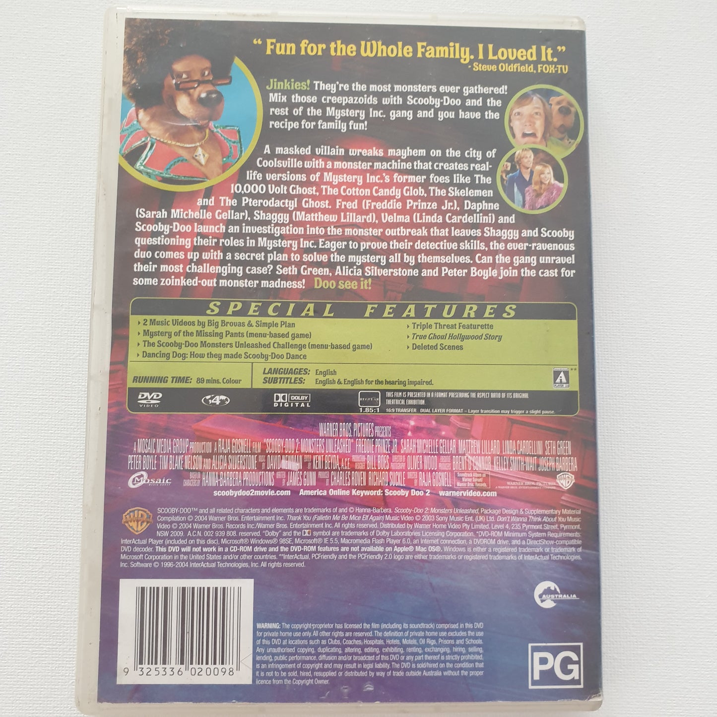 Scooby Doo 2 - Monsters Unleashed (DVD)