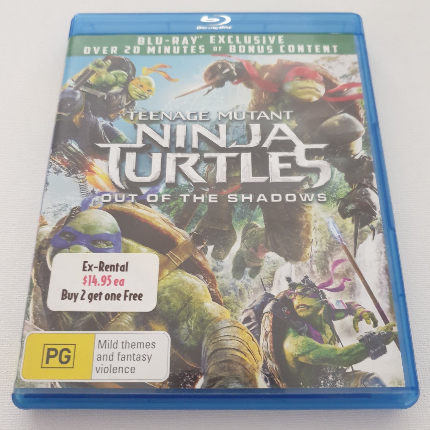 Teenage Mutant Ninja Turtles - Out of the Shadows (Blu-ray DVD)