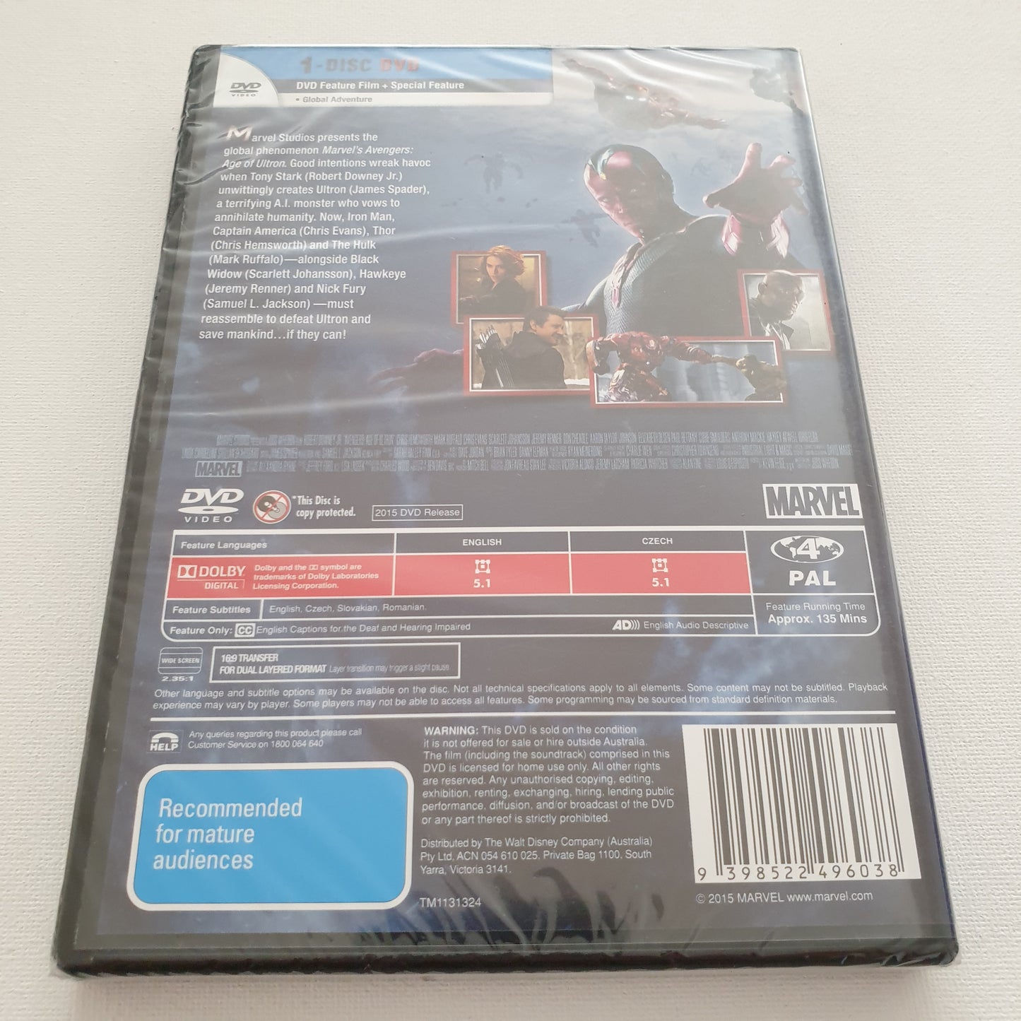 Avengers: Age of Ultron (DVD)