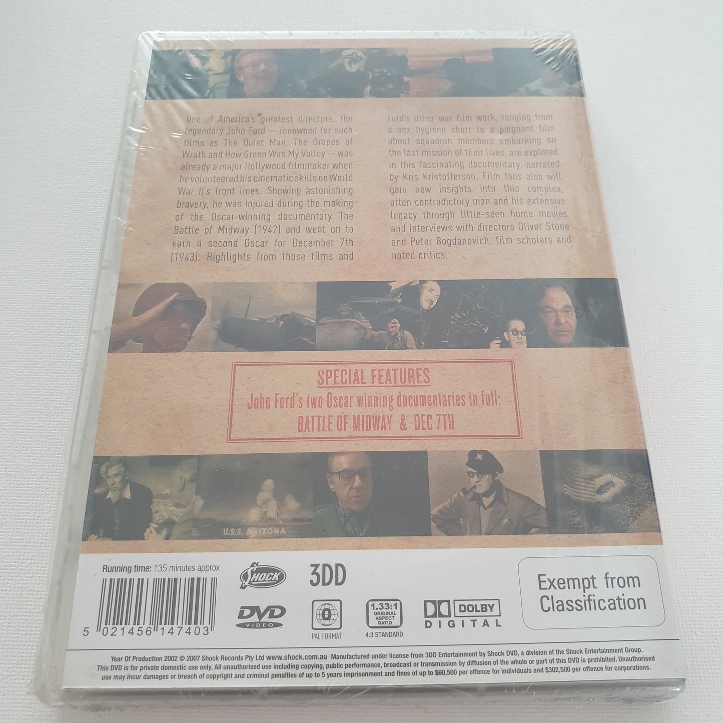 John Ford Goes to War: A Documentary by Tom Thurman (DVD)