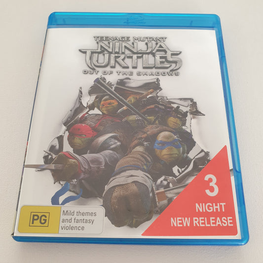 Teenage Mutant Ninja Turtles: Out of the Shadows (Bluray DVD)