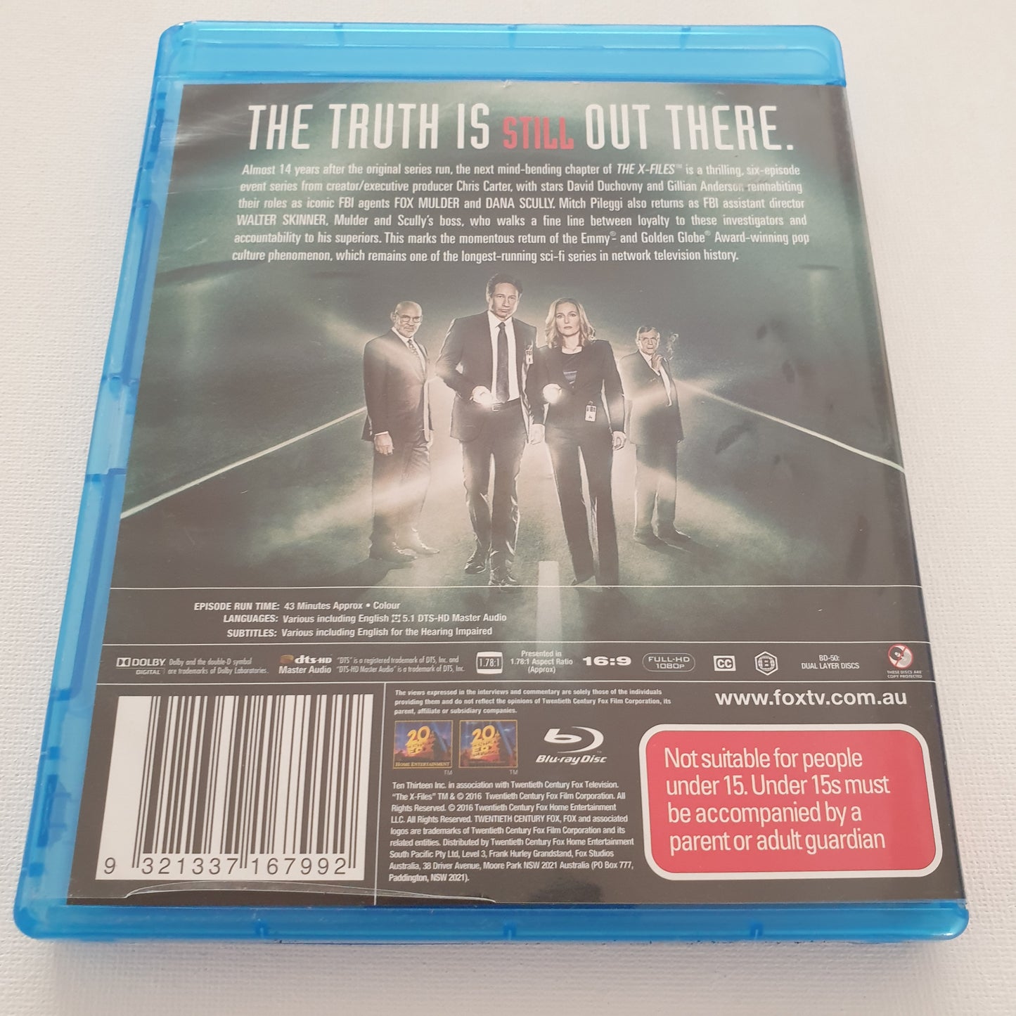 The X Files (2 Disc-Set, Blu-ray DVD)