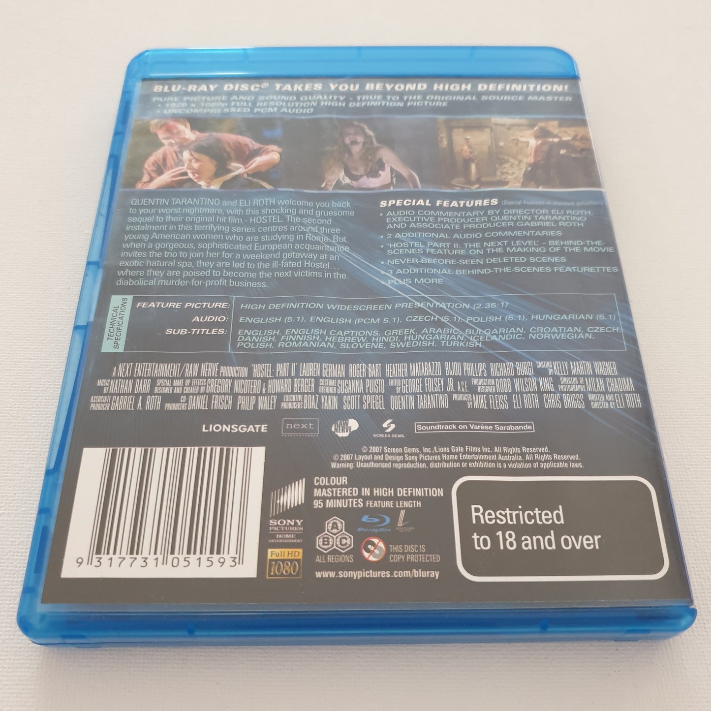 Hostel: Part 2 (Blu-ray DVD)