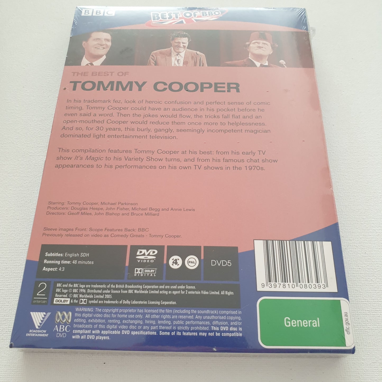 The Best of Tommy Cooper (DVD) + Slipcover