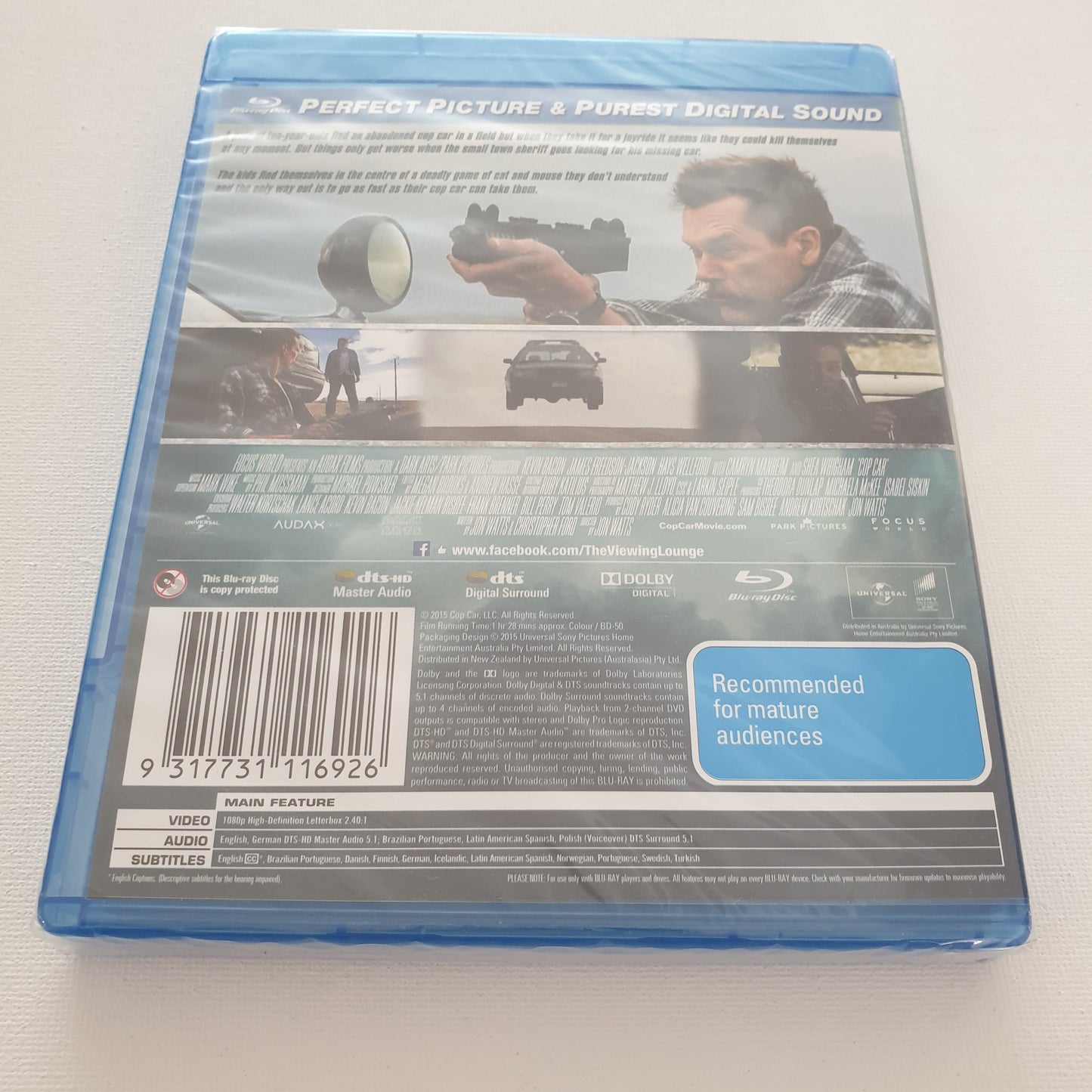 Cop Car (Blu-ray DVD)