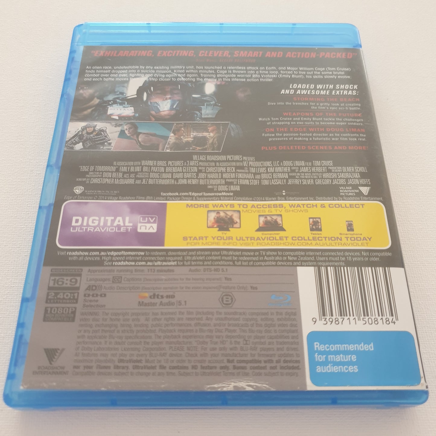 Edge of Tomorrow (Blu-ray DVD)