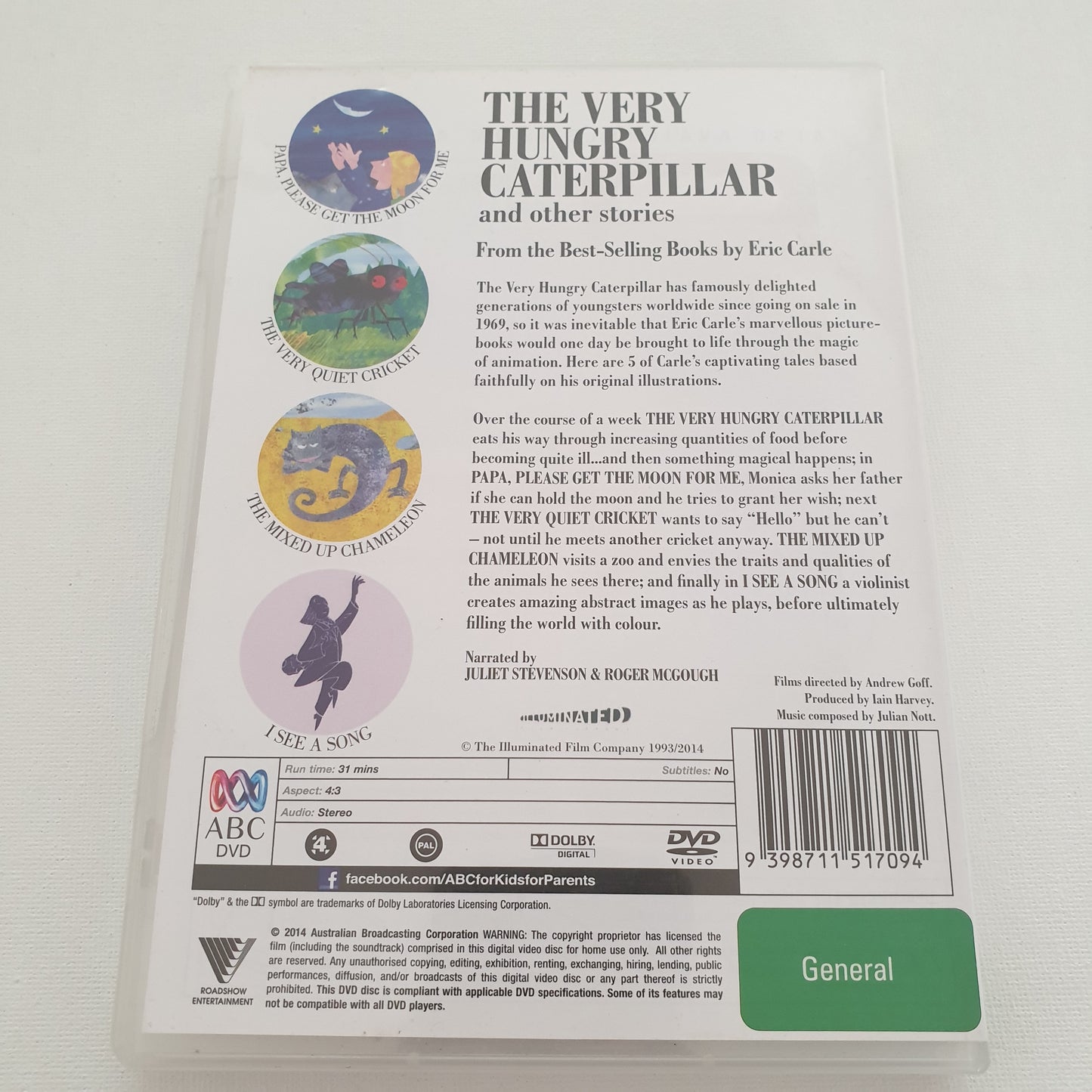 The Very Hungry Caterpillar and Other Stories (DVD)