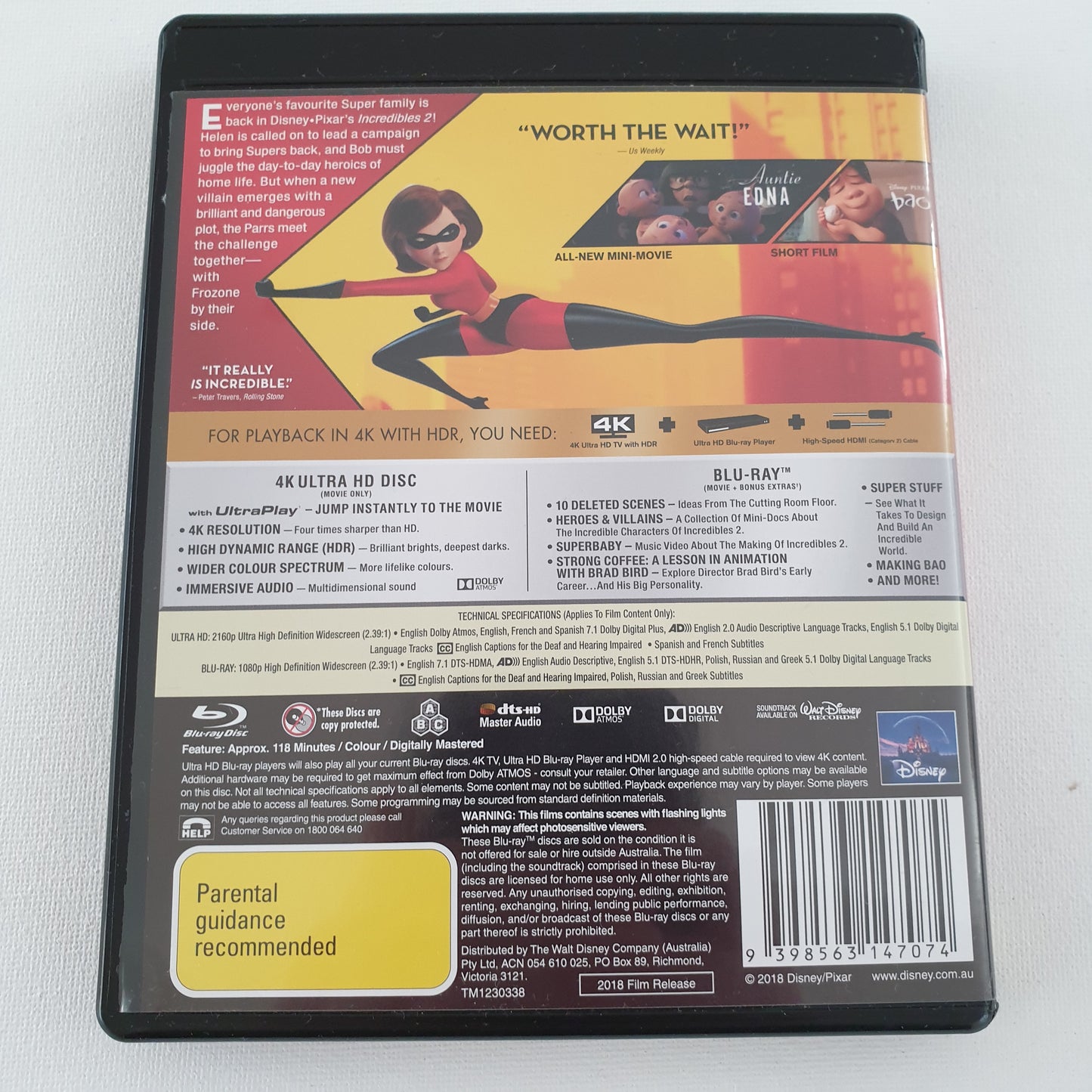 Incredibles 2 (4K Ultra HD + Blu-ray)