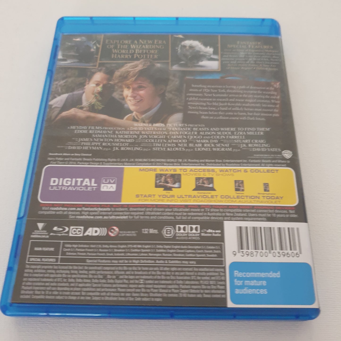 Fantastic Beasts and where to find them (Blu-ray DVD)