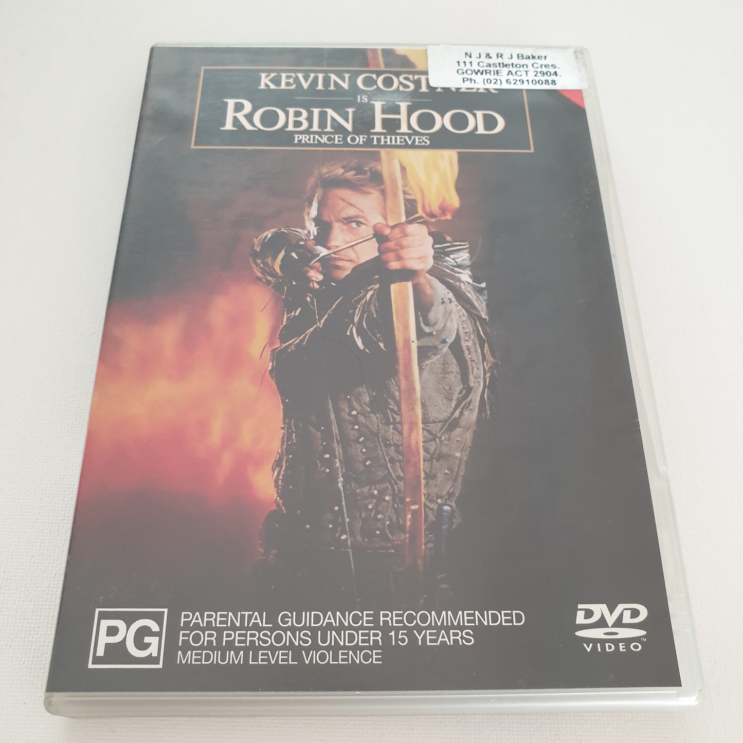 Robinhood: The Prince of Thieves (DVD)