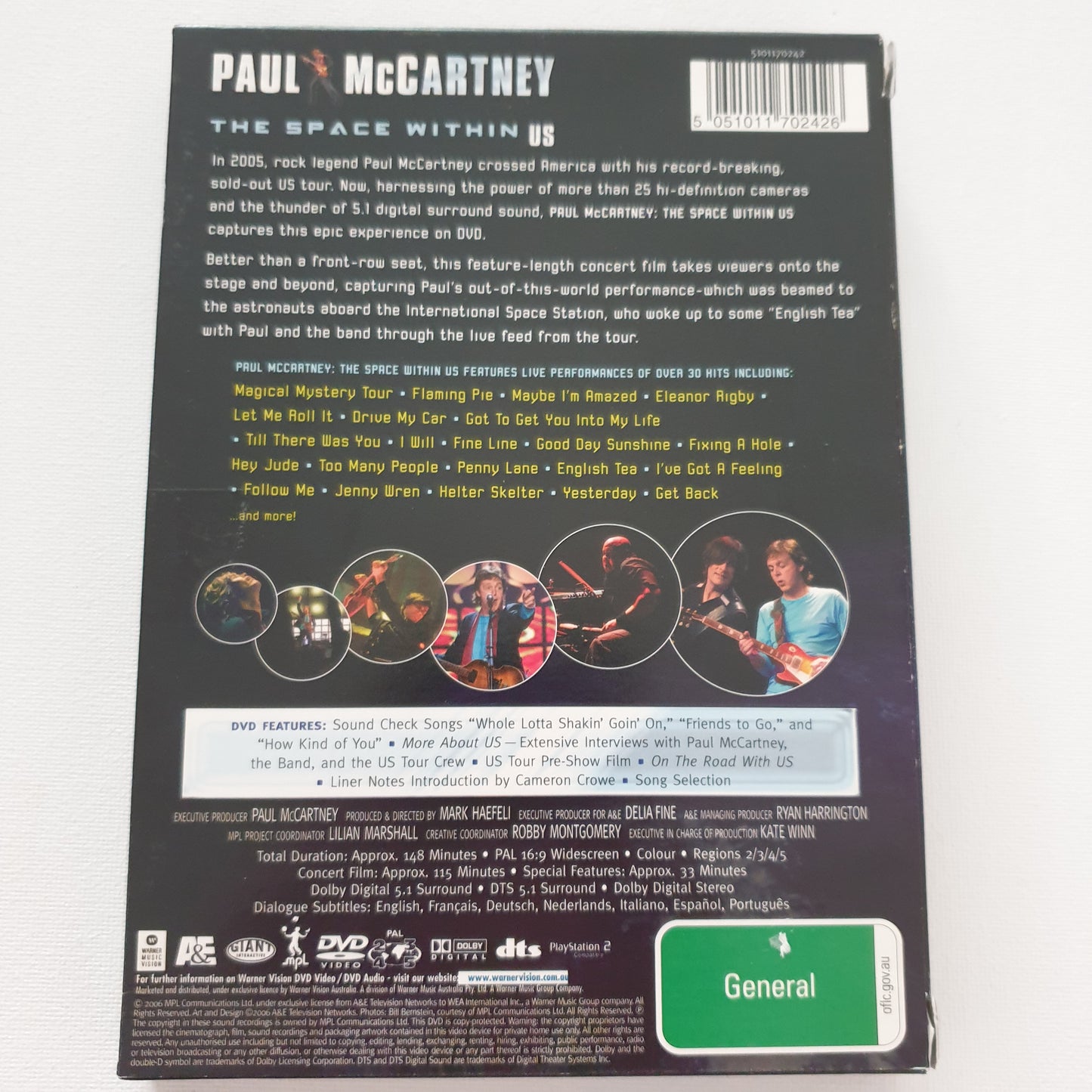 Paul McCartney: The Space Within ( DVD)