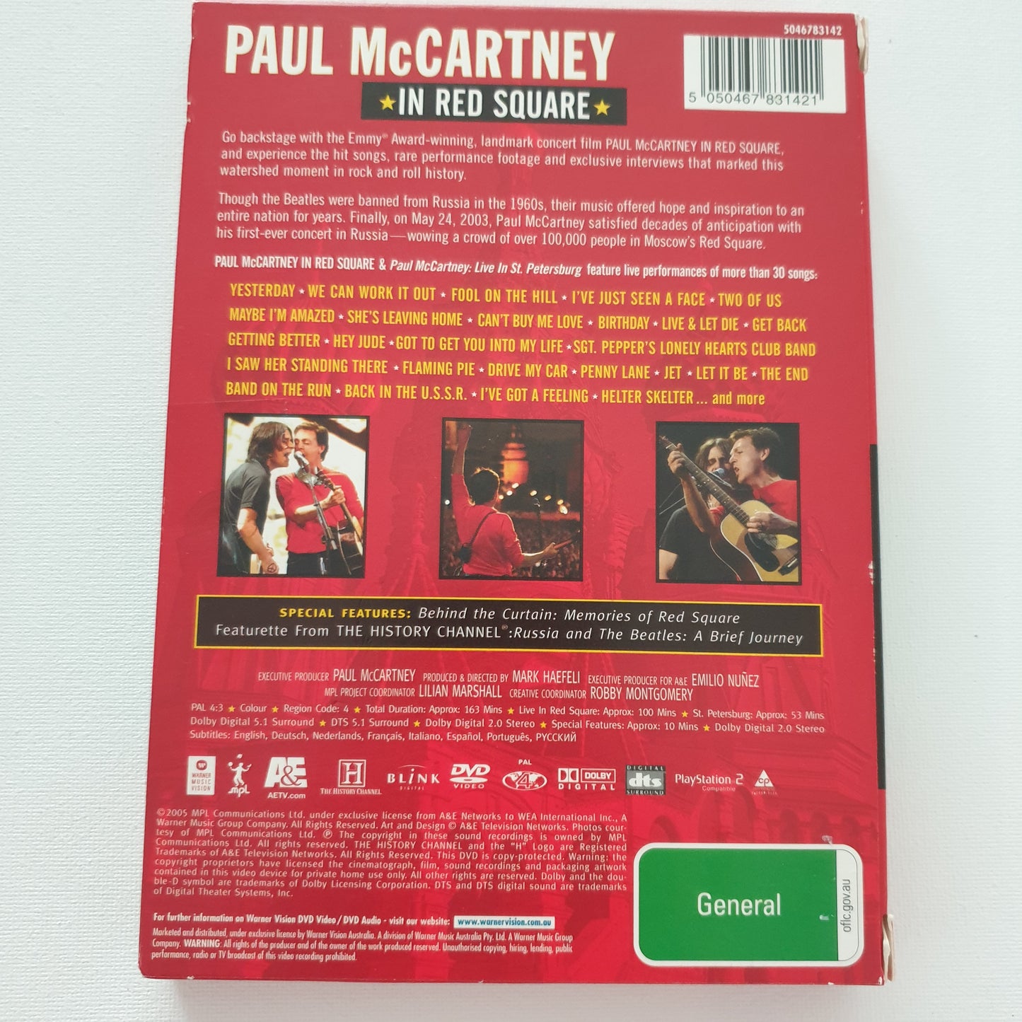 Paul McCartney: In Red Square (DVD)