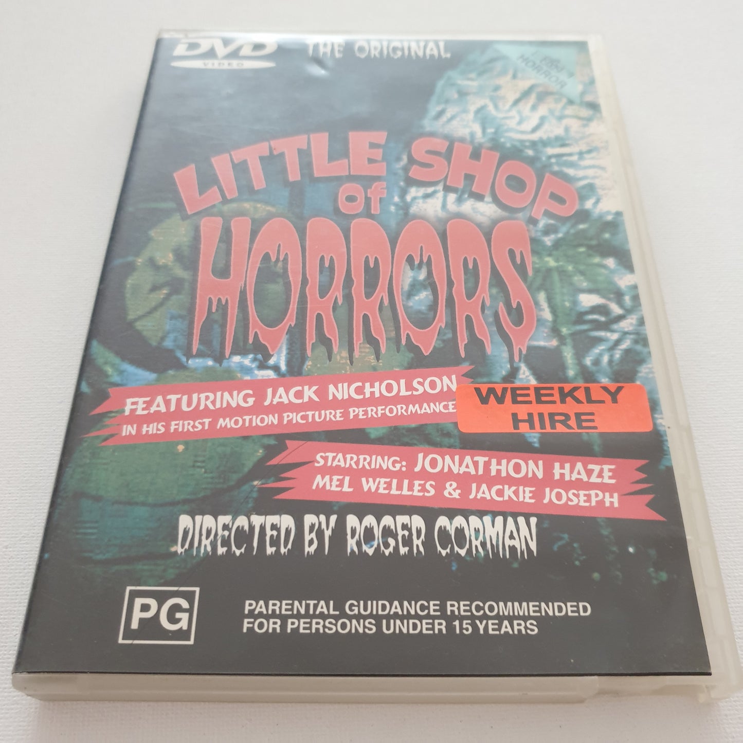 Little Shop of Horrors- Starring Jack Nicolson (DVD)