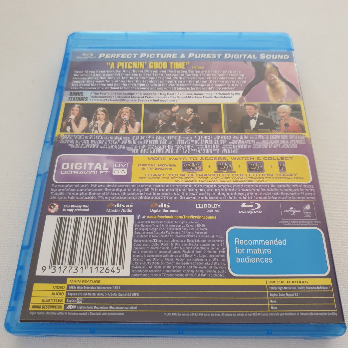 Pitch Perfect 2 (Blu-ray DVD)