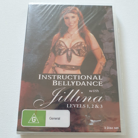 Instructional Bellydance with Jillina: Level 1, 2, & 3 (3-Disc Set, DVD)