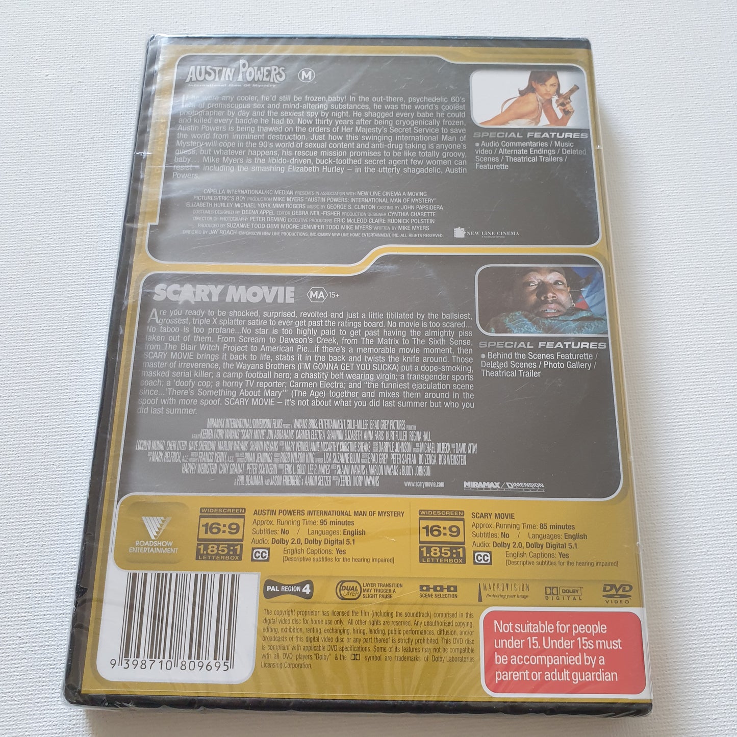 2 Movies: Austin Powers/Scary Movie (DVD)