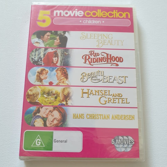 5 Movie Collection: Sleeping Beauty/Red Riding Hood/Beauty and the Beast/Hansel and Gretel/Hans Christian Andersen (DVD)