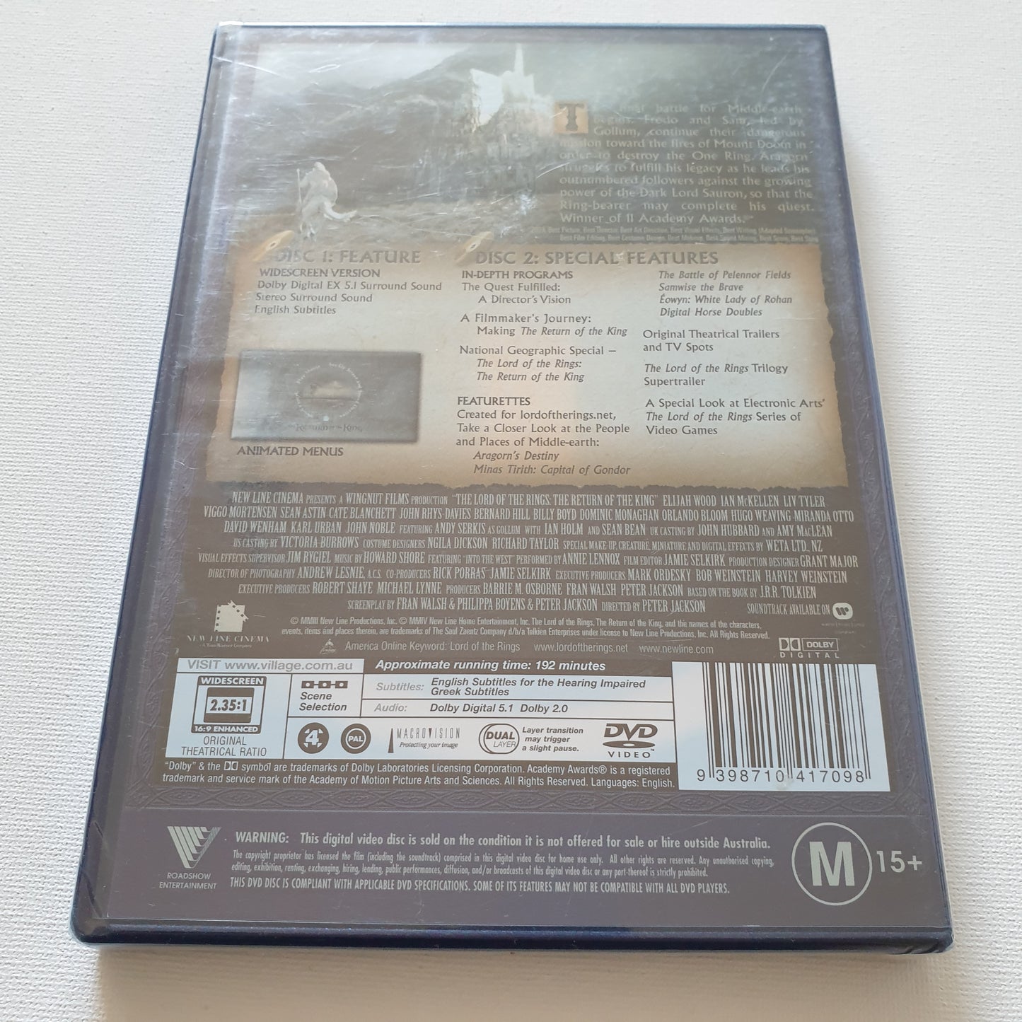 The Lord of the Rings: The Return of the King (DVD)