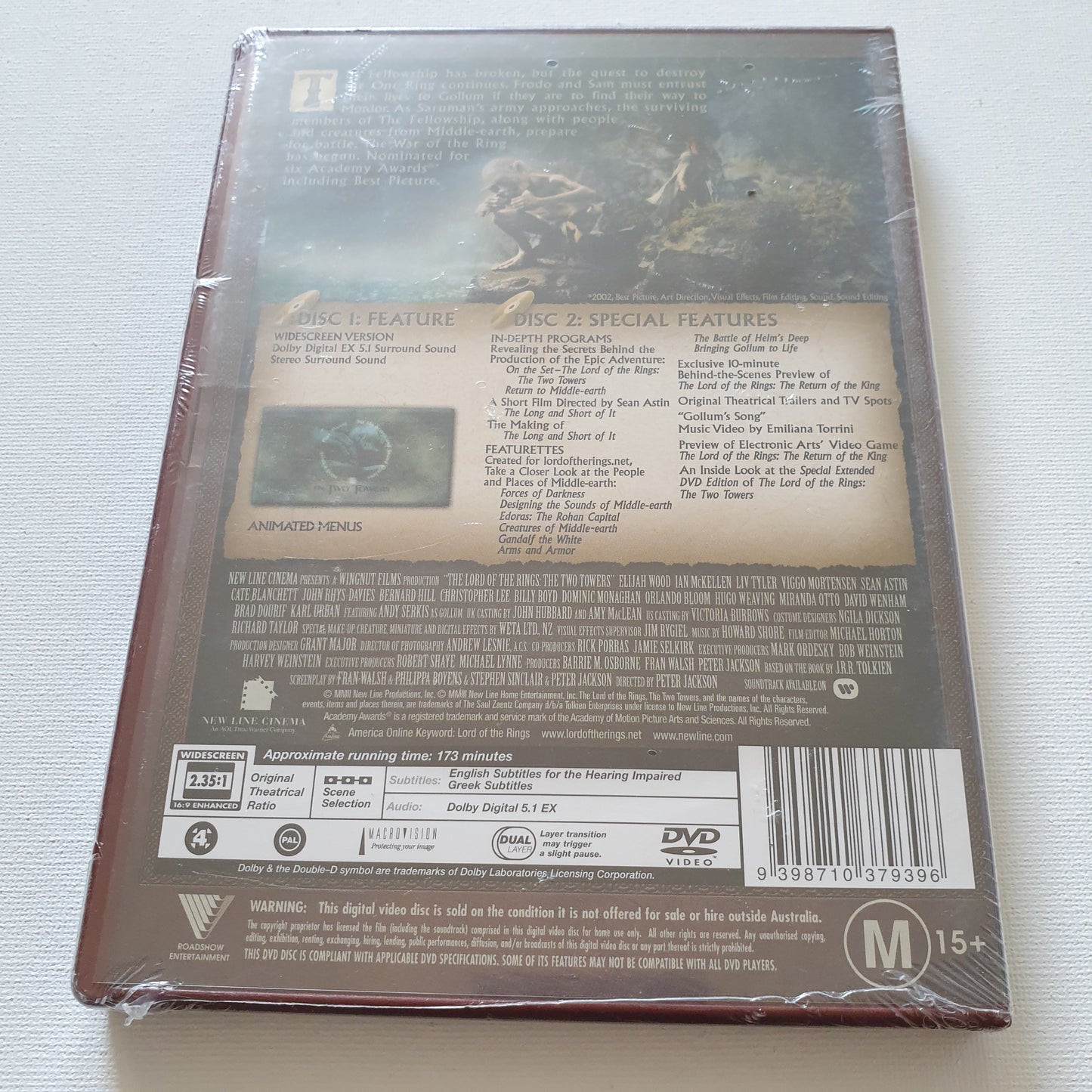 The Lord of the Rings: The Two Towers (DVD)