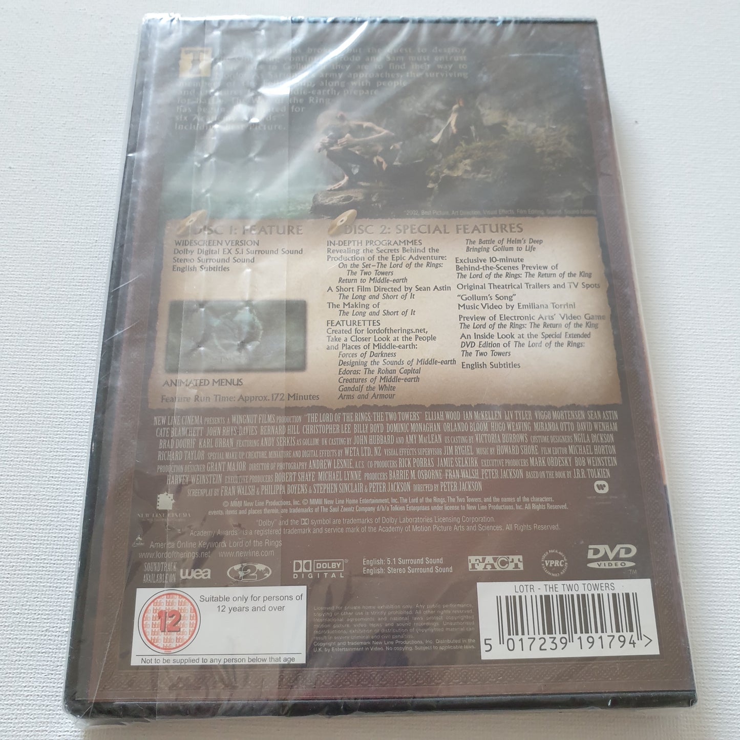 The Lord of the Rings: The Two Towers (DVD)