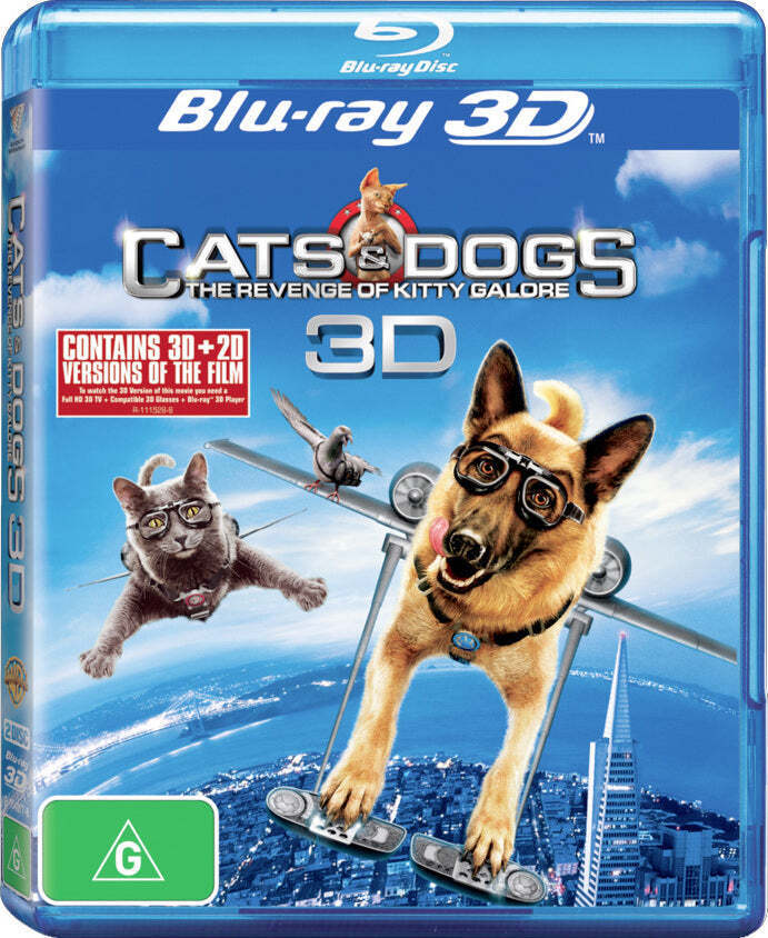 Cats & Dogs 3D (Blu-ray DVD)