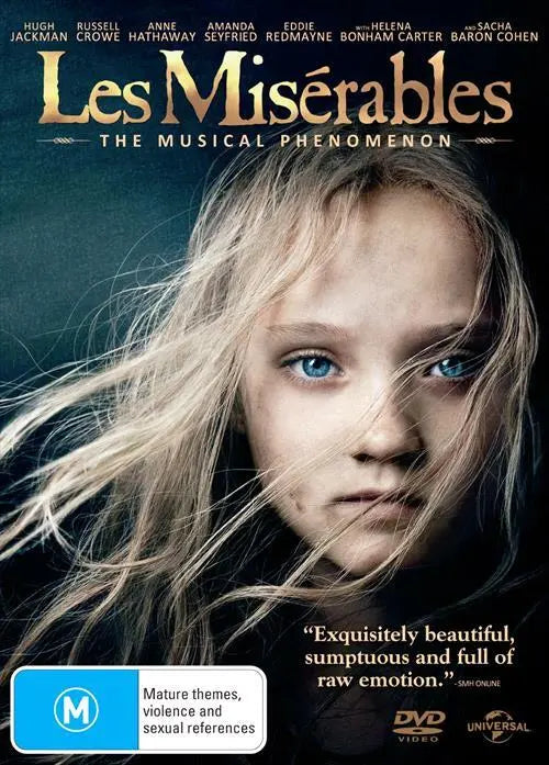 Les Miserables (DVD) + Slipcover