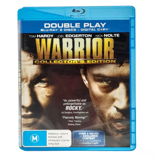 Warrior Collector's Edition (2-Disc Set, Blu-ray DVD) + Sleeve