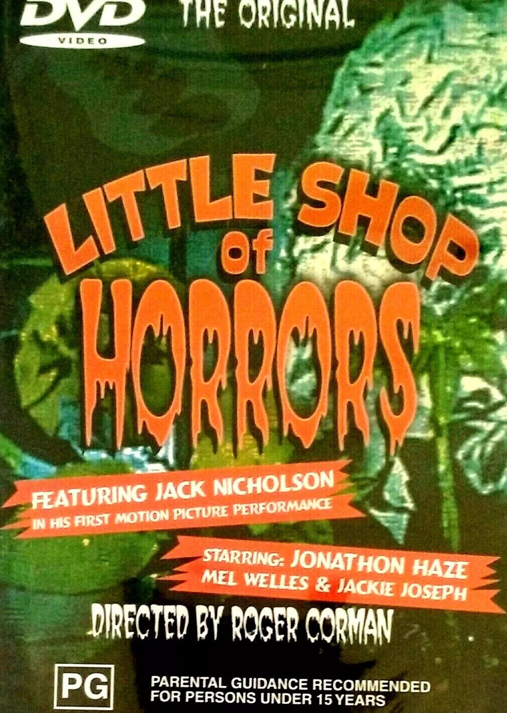 Little Shop of Horrors- Starring Jack Nicolson (DVD)