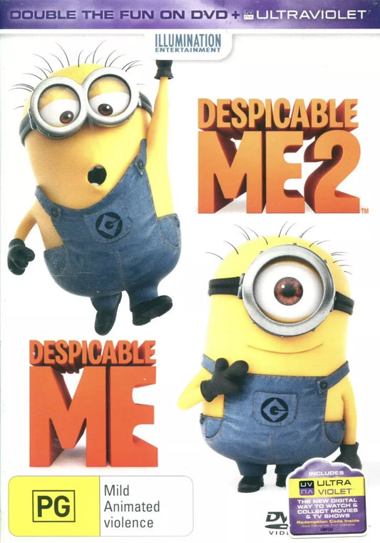 Despicable Me and Despicable Me 2 (DVD)