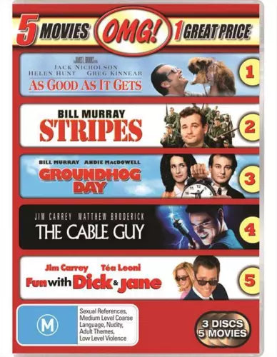 As Good as it Gets / Stripes / Groundhog Day / The Cable Guy / Fun with Dick and Jane (DVD)