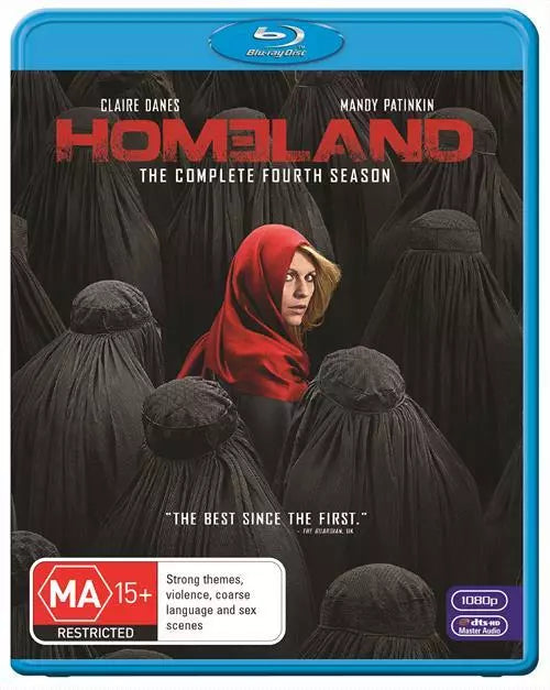 Homeland: Season 4 (3 Disk-Set, Bluray DVD)