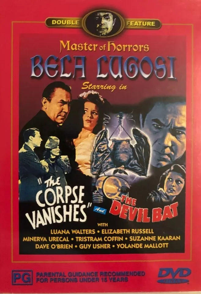 Master of Horrors: Bela Lugosi Starring in "The Corpse Vanishes" and "The Devil Bat" (DVD)